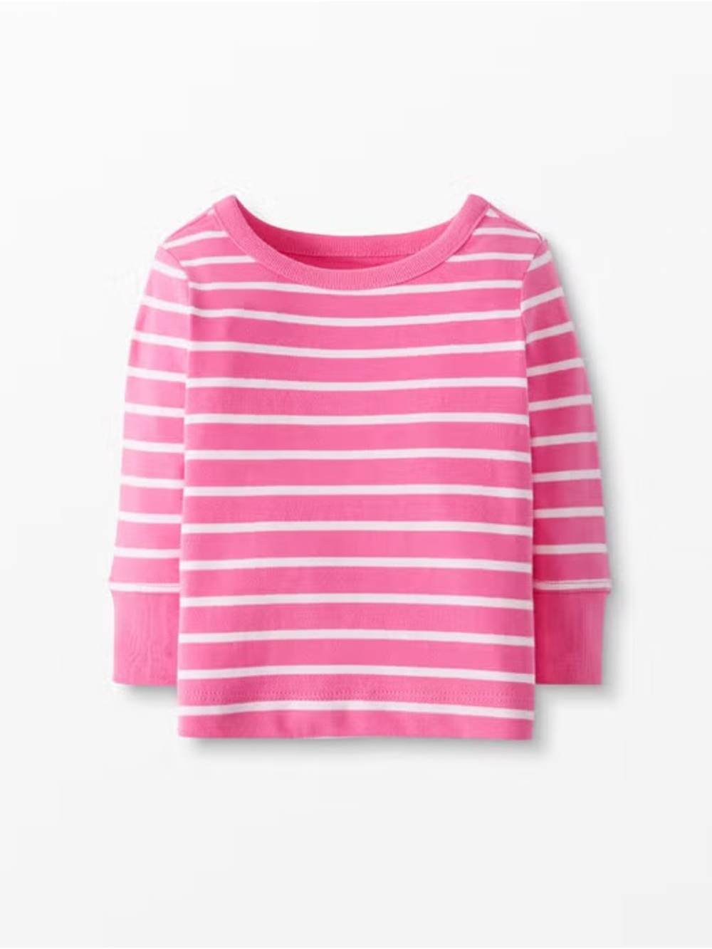 Hanna Andersson Pink Striped Tee size 6-12M